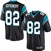 Nike Men & Women & Youth Panthers #82 Cotchery Black Team Color Game Jersey,baseball caps,new era cap wholesale,wholesale hats